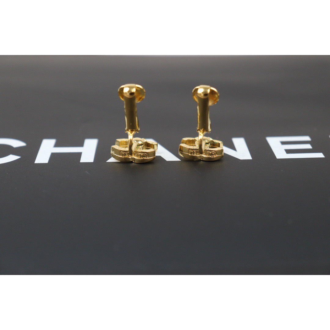 Rank A ｜CHANEL COCO Earrings 18k Gold Plated ｜24050628