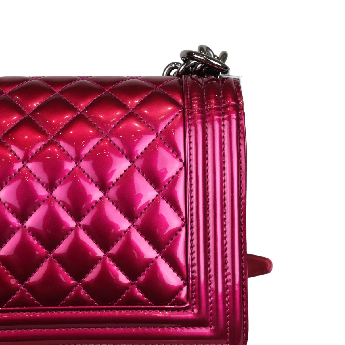 Old Medium Boy Patent Pink SHW