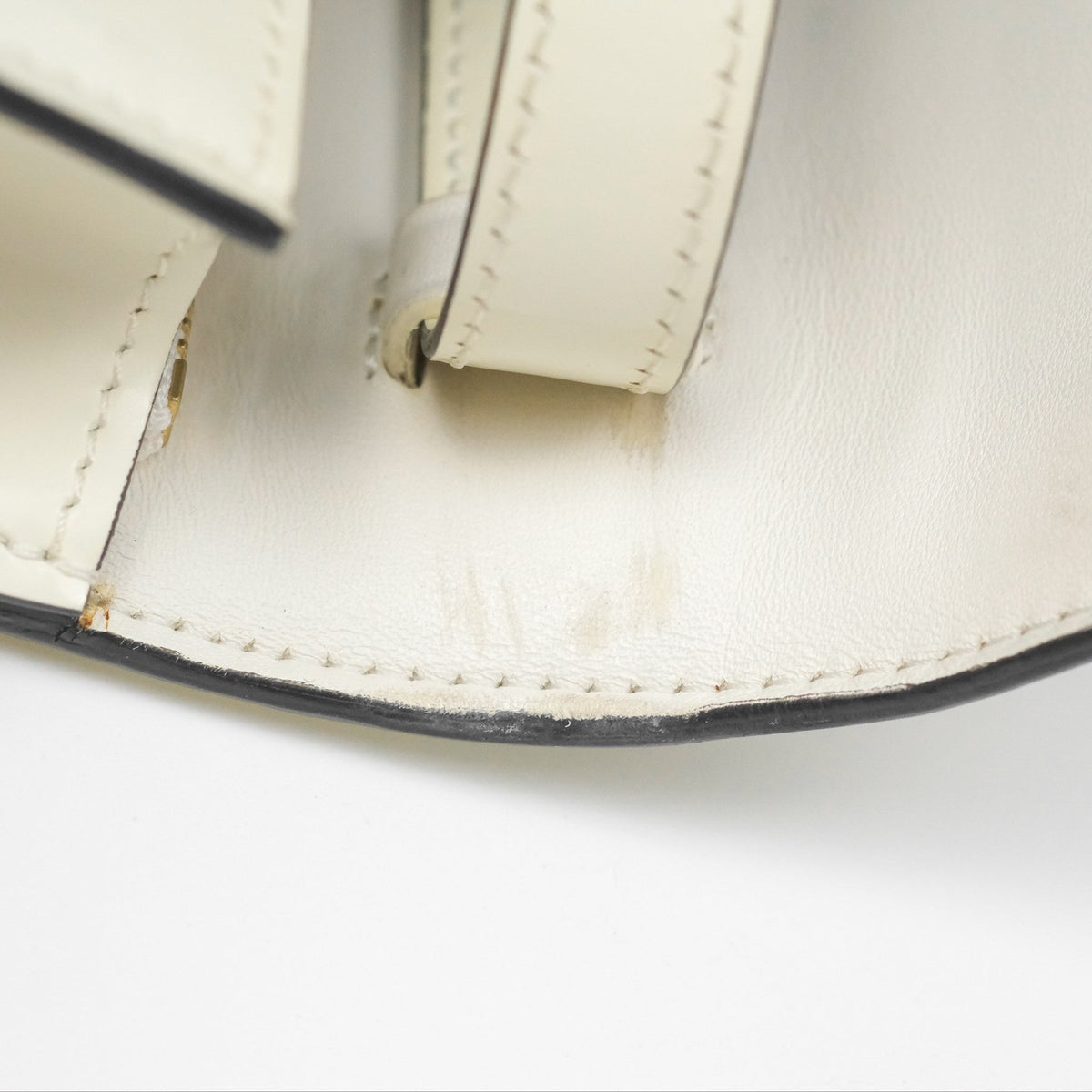 Celine Medium Classic Box Flap White Patent Gold Hardware