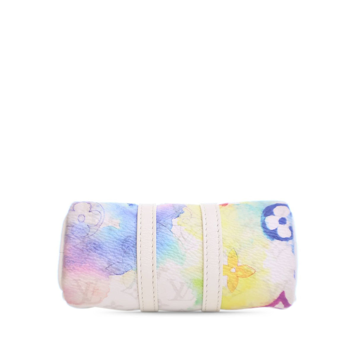 Pink Louis Vuitton Monogram Watercolor Keepall Bag Charm and Key Chain
