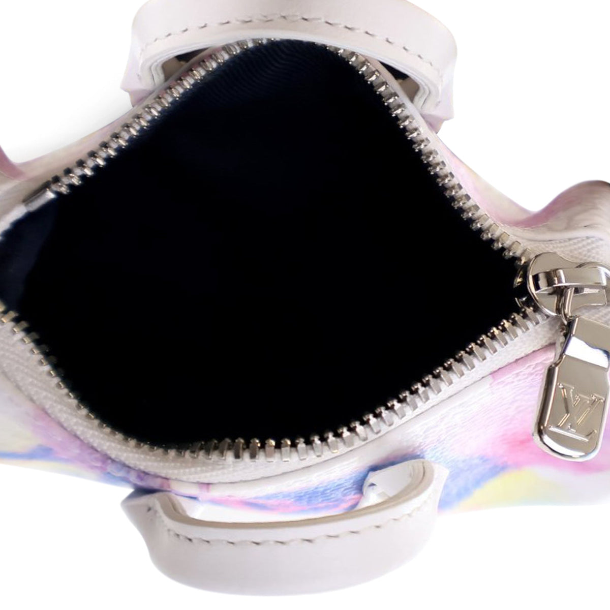 Pink Louis Vuitton Monogram Watercolor Keepall Bag Charm and Key Chain
