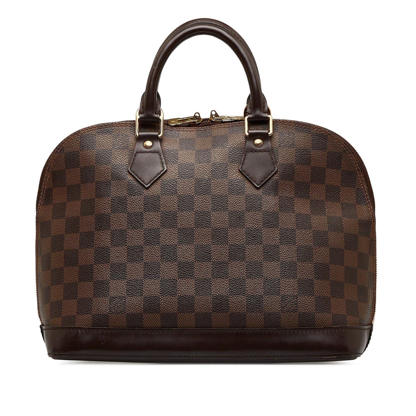 LOUIS VUITTON Damier Ebene Alma PM Handbag