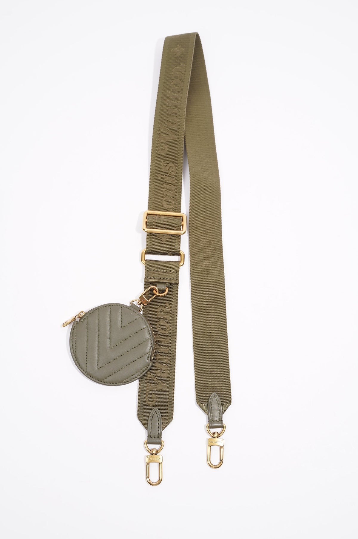 Louis Vuitton New Wave Multi Pochette Khaki Calfskin Leather