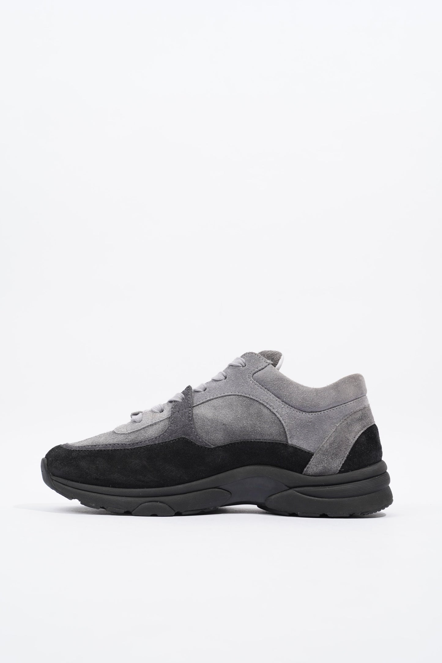 Chanel CC Runner Grey   Black Suede EU 38 UK 5