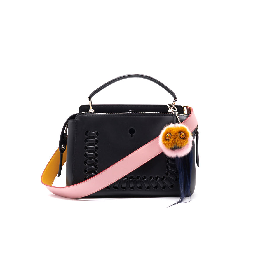 Fendi  Dotcom Click Whipstitch Shoulder Bag