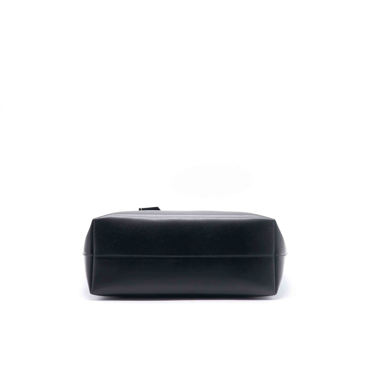 Fendi Monster Eye Roll Black Leather Tote