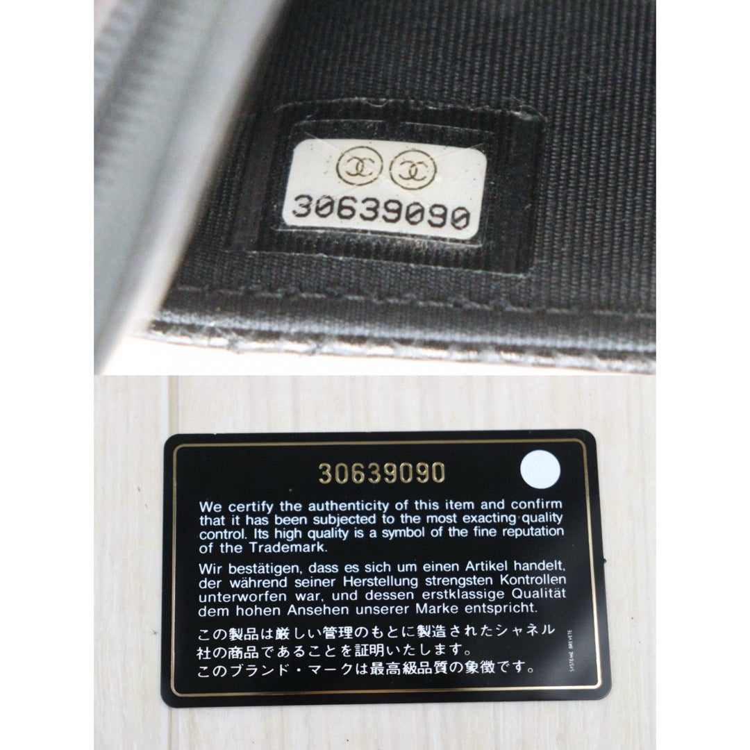 Very Good ( Rank A)｜ CHANEL Matelasse Caviar Skin Chain Wallet Black  Made in 2020-2021 Year ｜S25012702