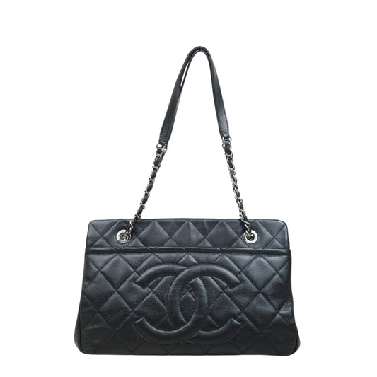 Very Good ( Rank A)｜ CHANEL Matrasse Chain Tote Bag Caviar Skin Black  Made In 2012-2013 Year｜S25071001