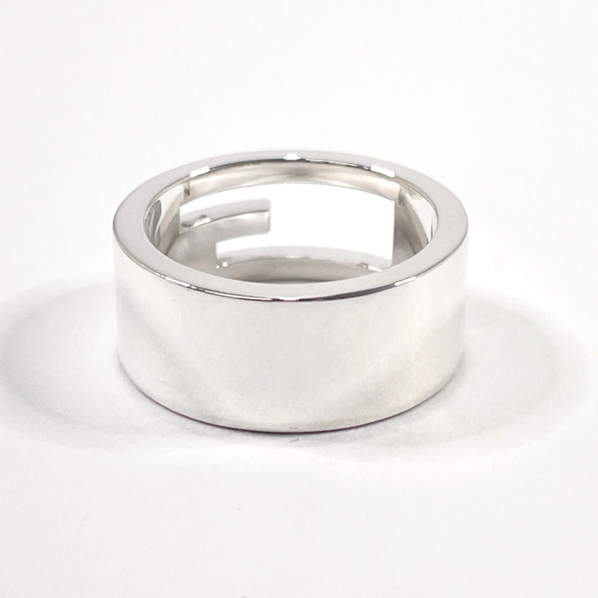 GUCCI Ring Silver925 Silver Branded Cutout G Women 10 Used