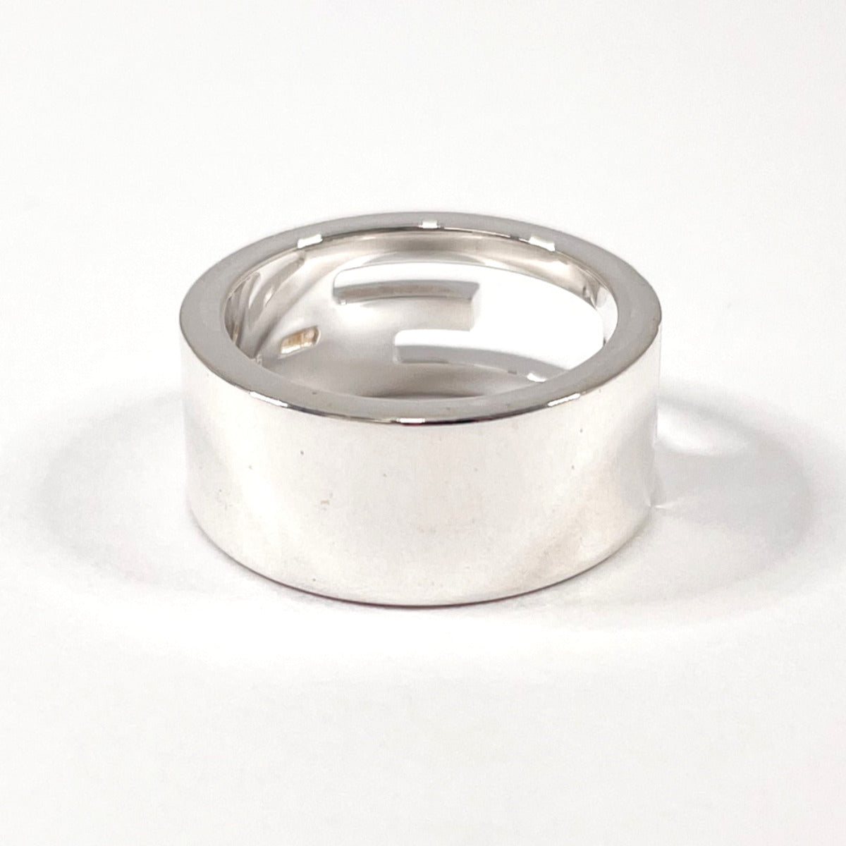 GUCCI Ring Silver925 Silver Branded Cutout G Women Used