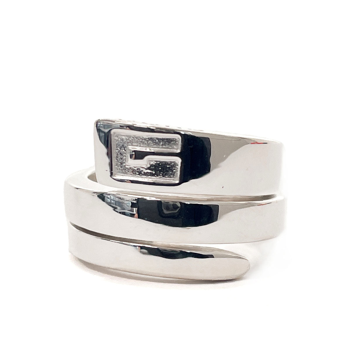 GUCCI Ring Silver925 Silver G logo snake Women Used