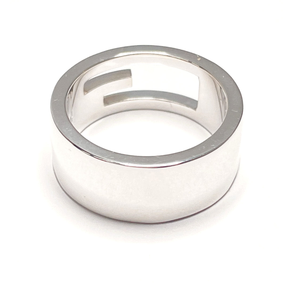 GUCCI Ring Silver925 Silver Branded Cutout G Women Used