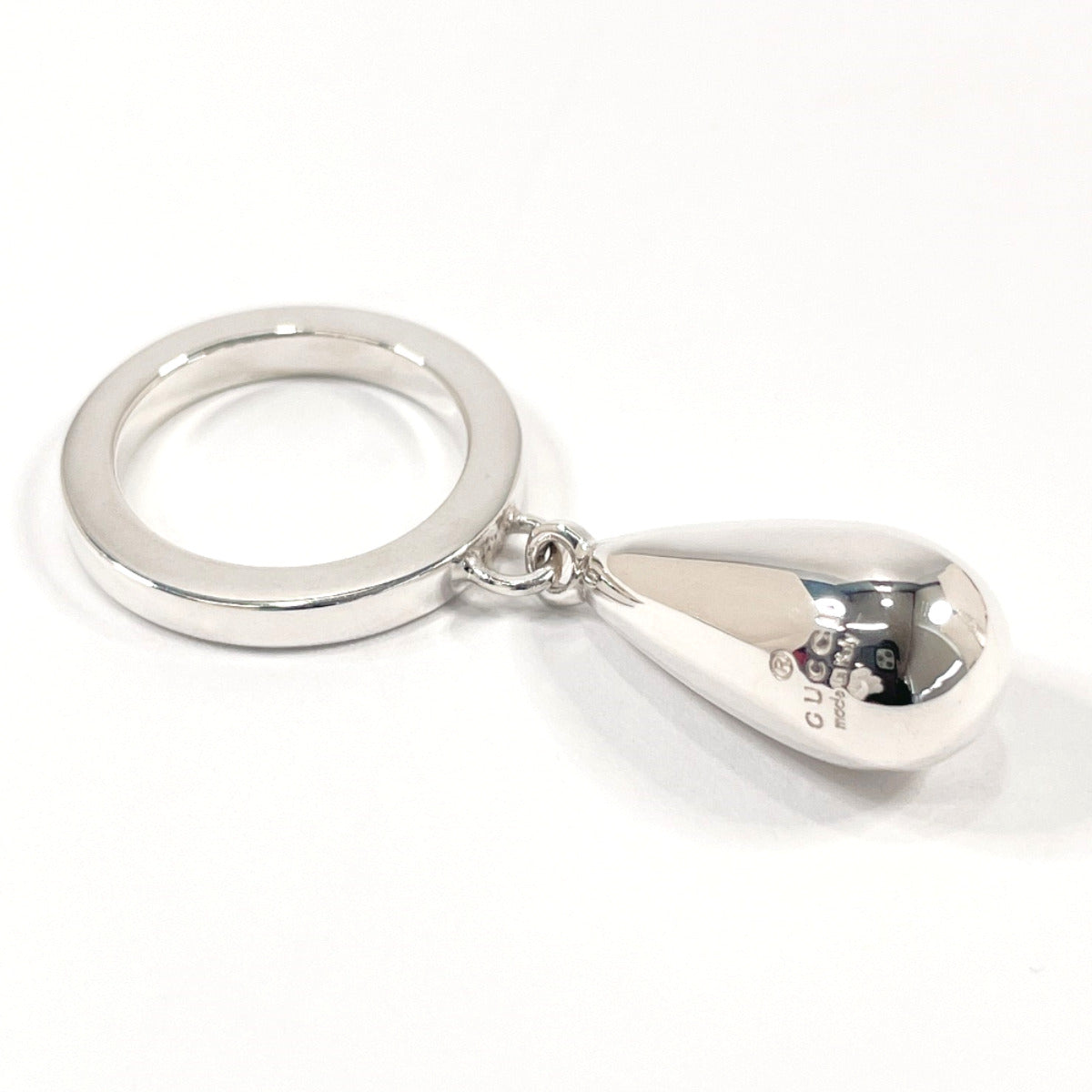 GUCCI Ring Silver925 Silver teardrop Women Used