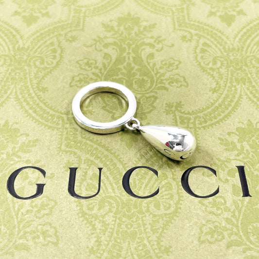GUCCI Ring Silver925 Silver teardrop Women Used