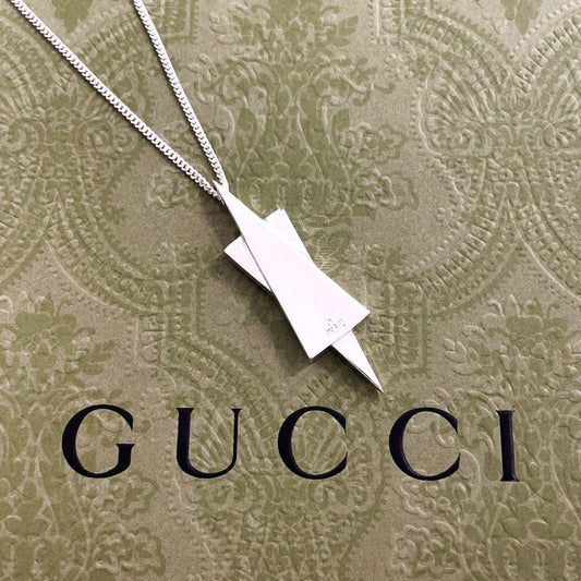 GUCCI Necklace Silver925 Silver Star of david unisex Used