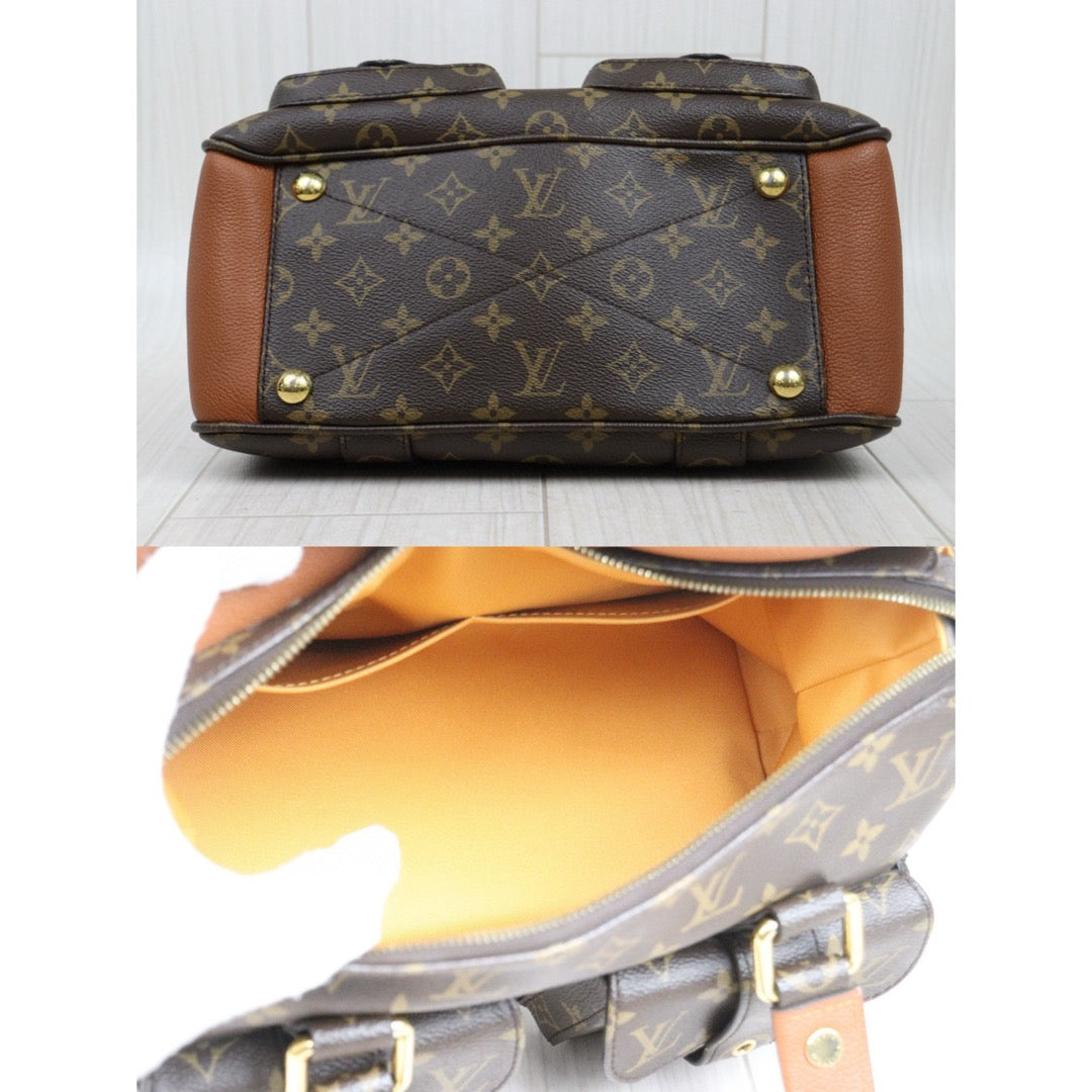 Very Good ( Rank A)｜ LV Monogram Manhattan Shoulder Bag Brown｜S25021011