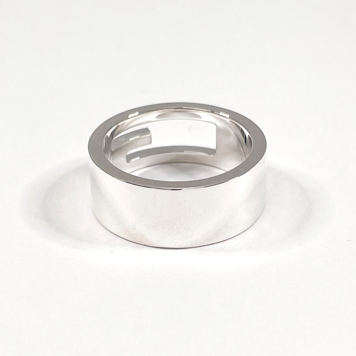 GUCCI Ring Silver925 Silver Branded Cutout G Women Used