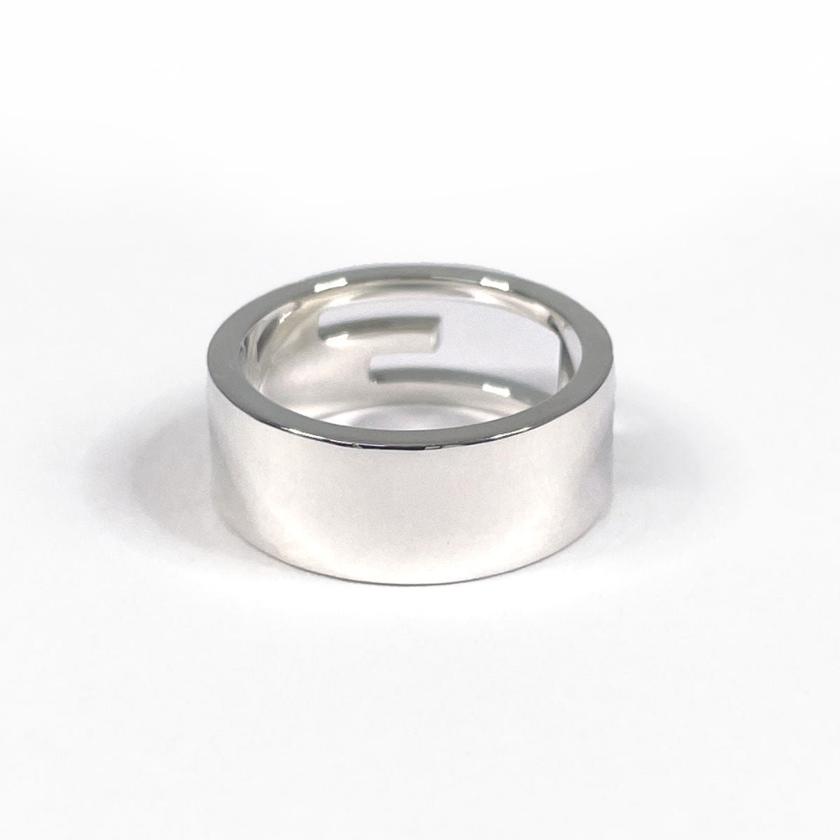 GUCCI Ring Silver925 Silver Branded Cutout G Women Used