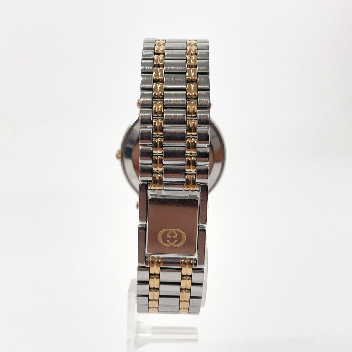 GUCCI Watches Quartz 9000M Stainless Steel Silver gold dial mens Used