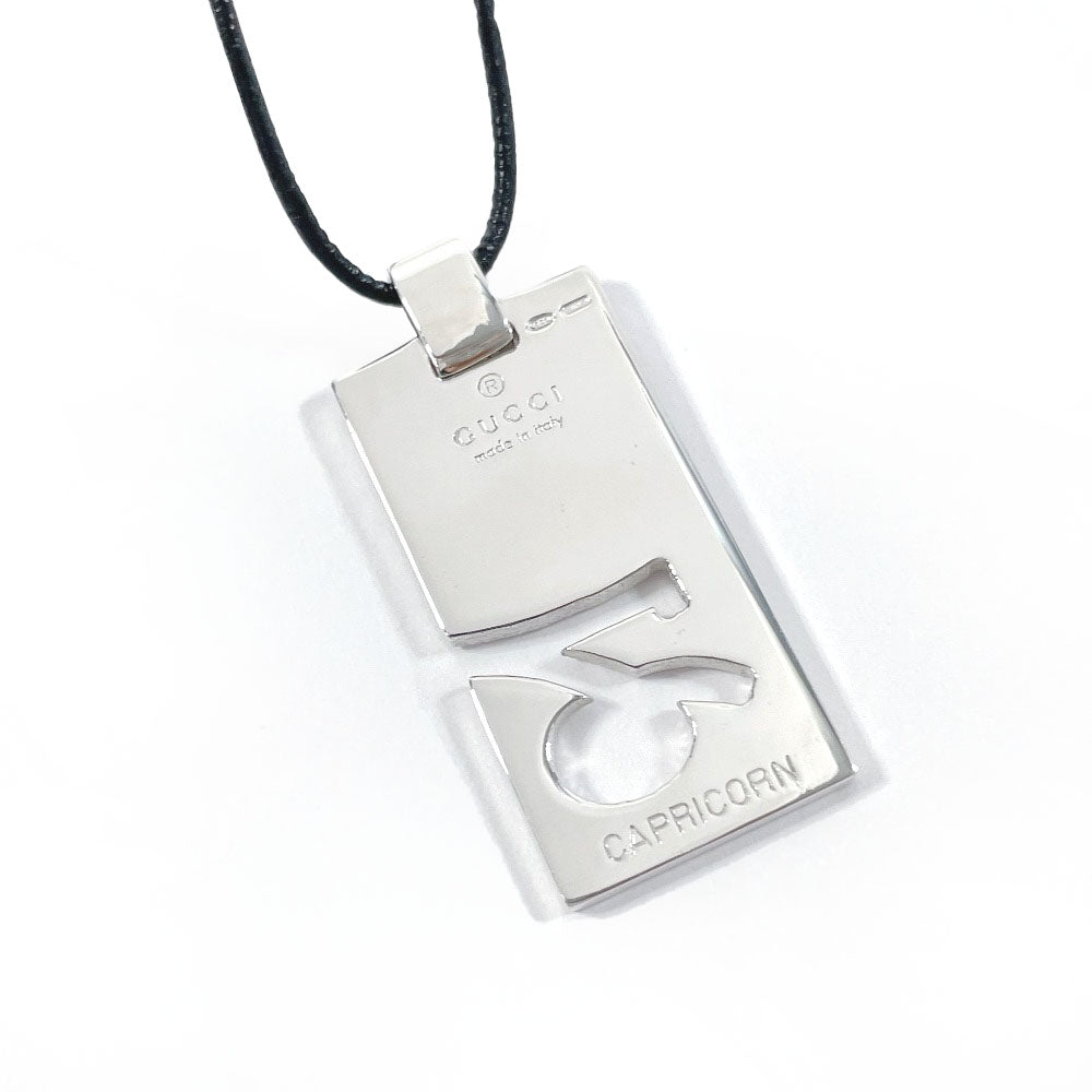 GUCCI Necklace Silver925 Silver Constellation CAPRICORN Capricorn unisex Used