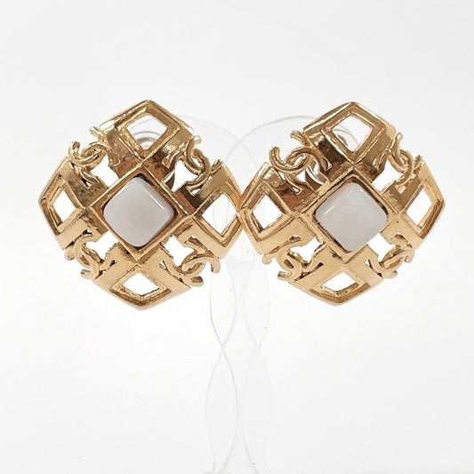 CHANEL Earring metal gold COCO Mark