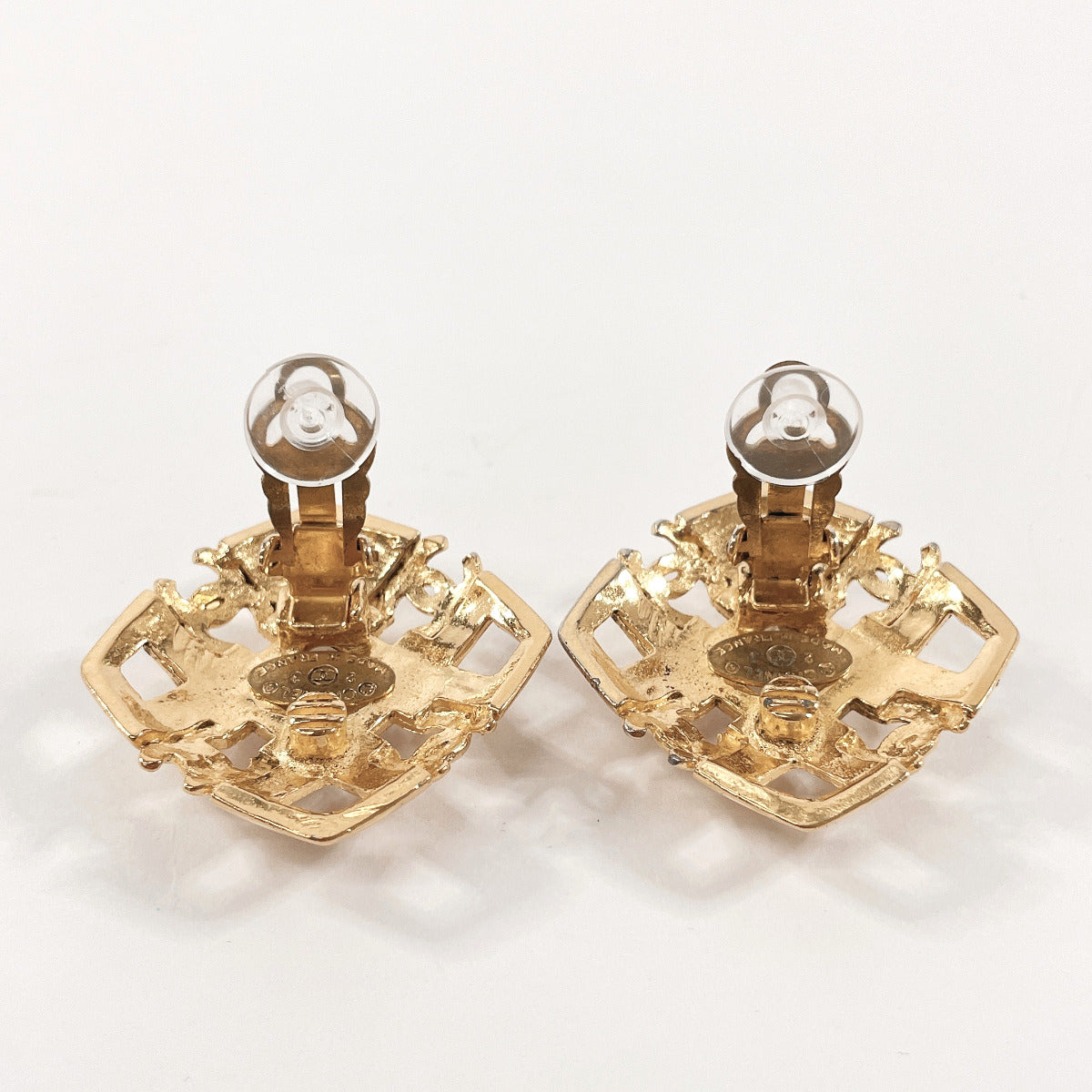 CHANEL Earring metal gold COCO Mark