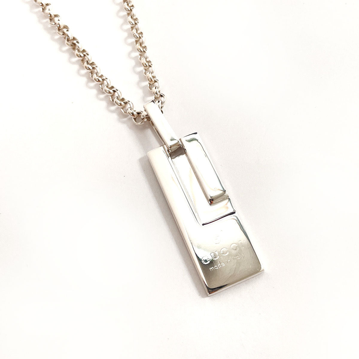 GUCCI Necklace Silver925 Silver plate unisex Used