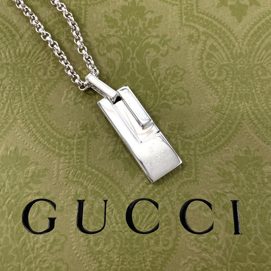 GUCCI Necklace Silver925 Silver plate unisex Used