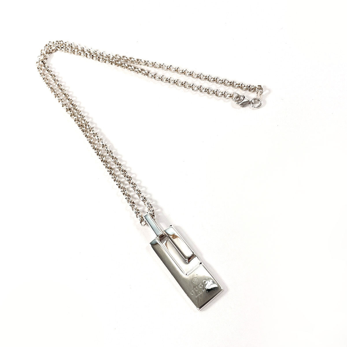 GUCCI Necklace Silver925 Silver plate unisex Used