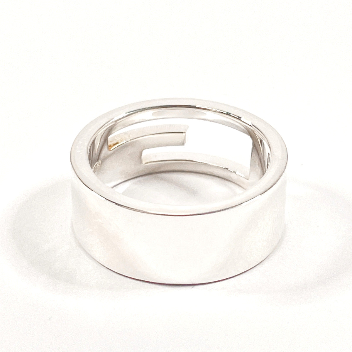 GUCCI Ring Silver925 Silver Branded Cutout G Women Used