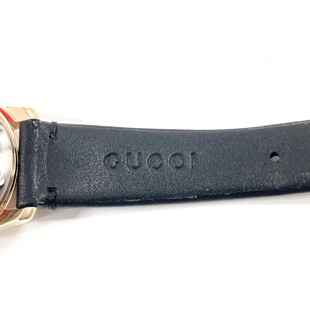 GUCCI Watches Quartz YA126571 Stainless Steel , Leather gold G timeless Silver dial Women Used