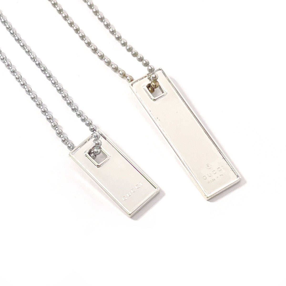 GUCCI Necklace Silver925 Silver Plate Pair Women(Unisex) Used