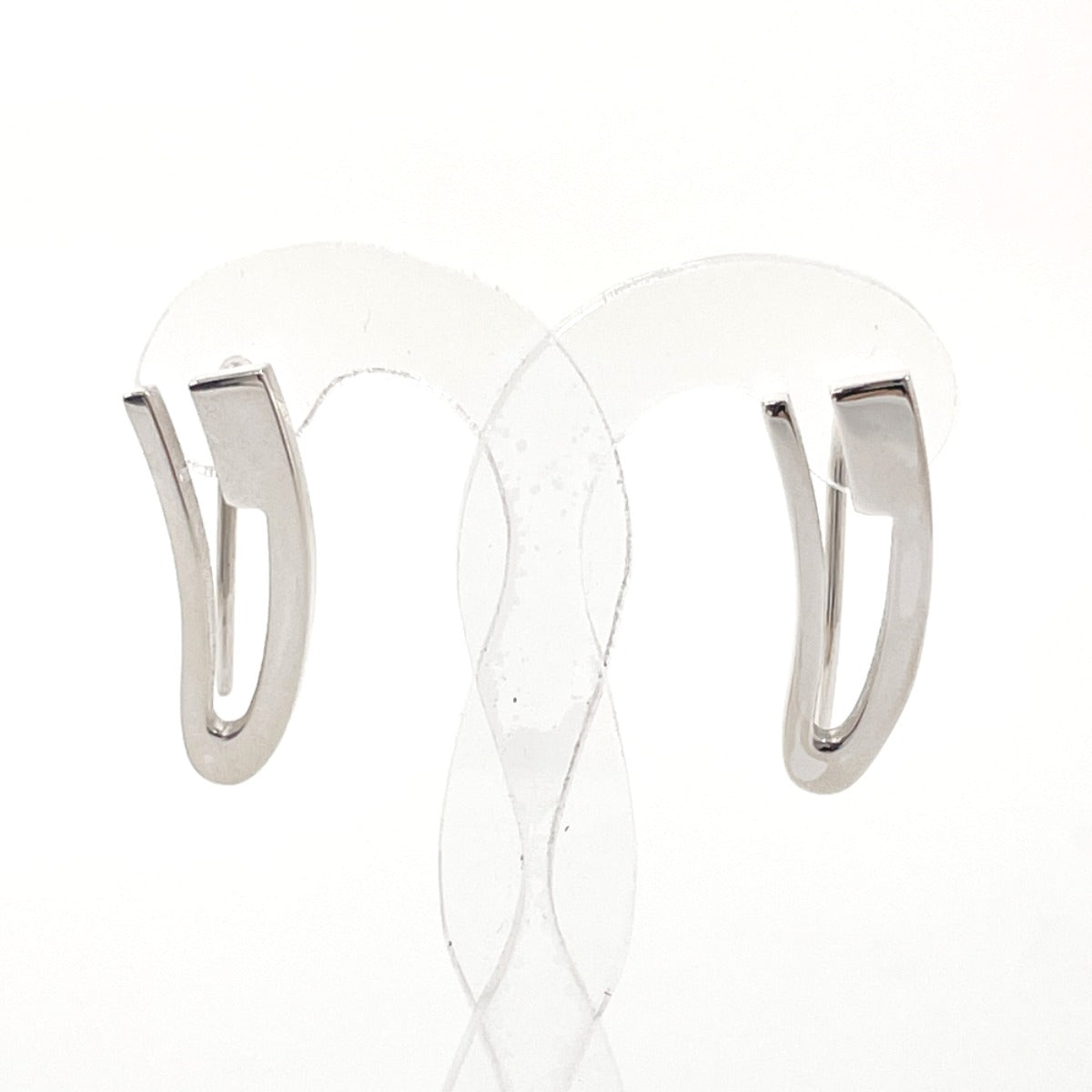 GUCCI Pierce Silver925 Silver G logo Women Used