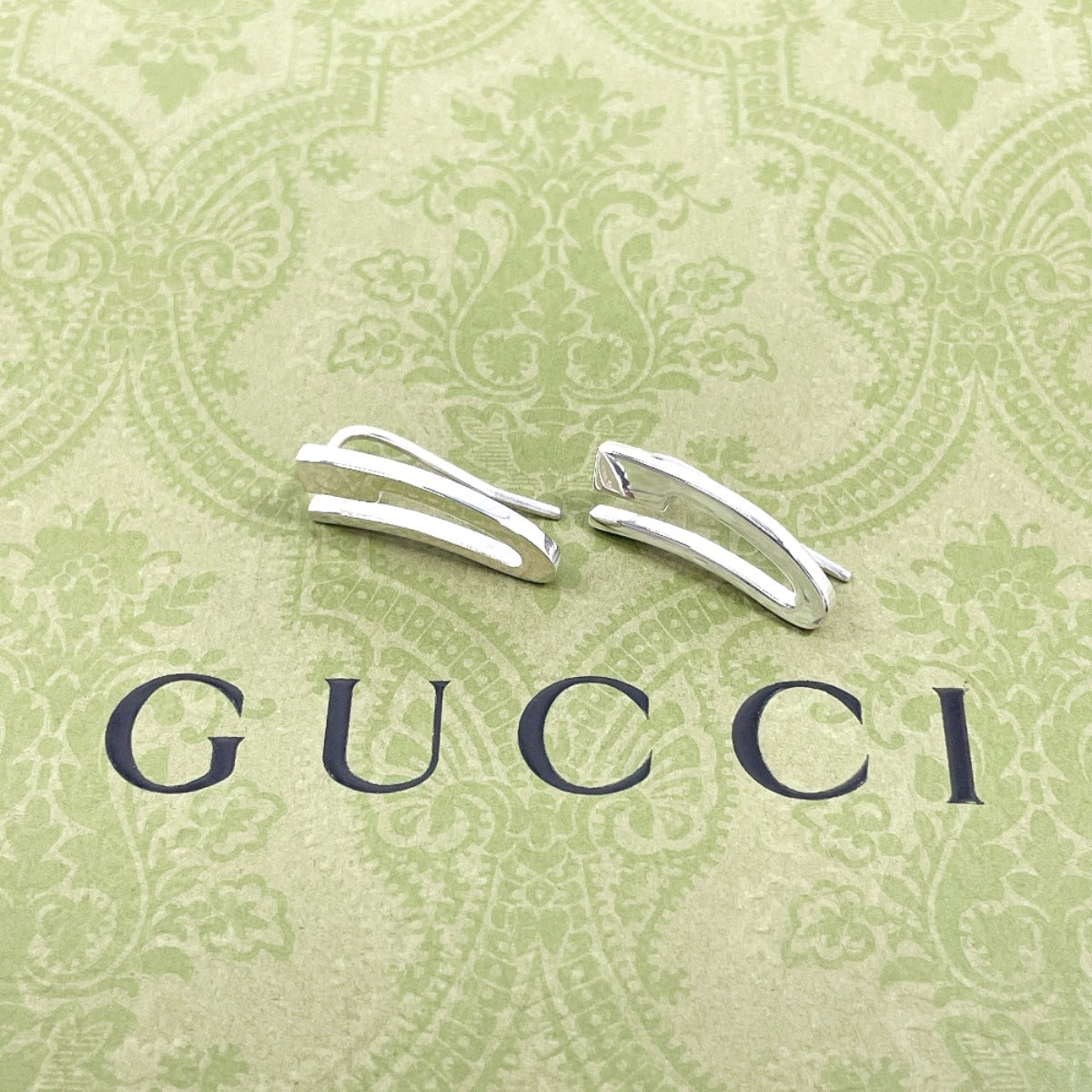 GUCCI Pierce Silver925 Silver G logo Women Used