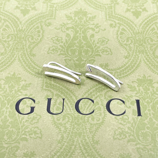 GUCCI Pierce Silver925 Silver G logo Women Used
