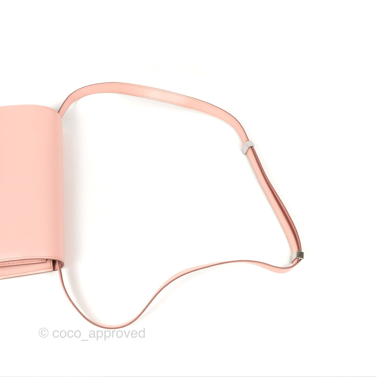 Celine Medium Classic Box Flap Light Pink Box Calfskin Silver Hardware