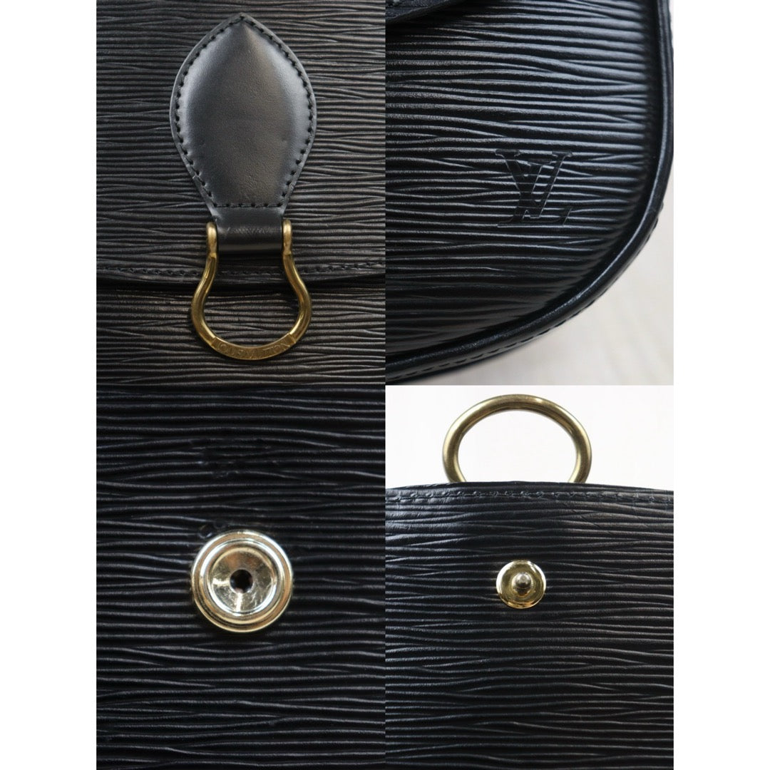 Very Good ( Rank A)｜LV Epi Saint-Cloud GM Shoulder Bag Black｜24100411