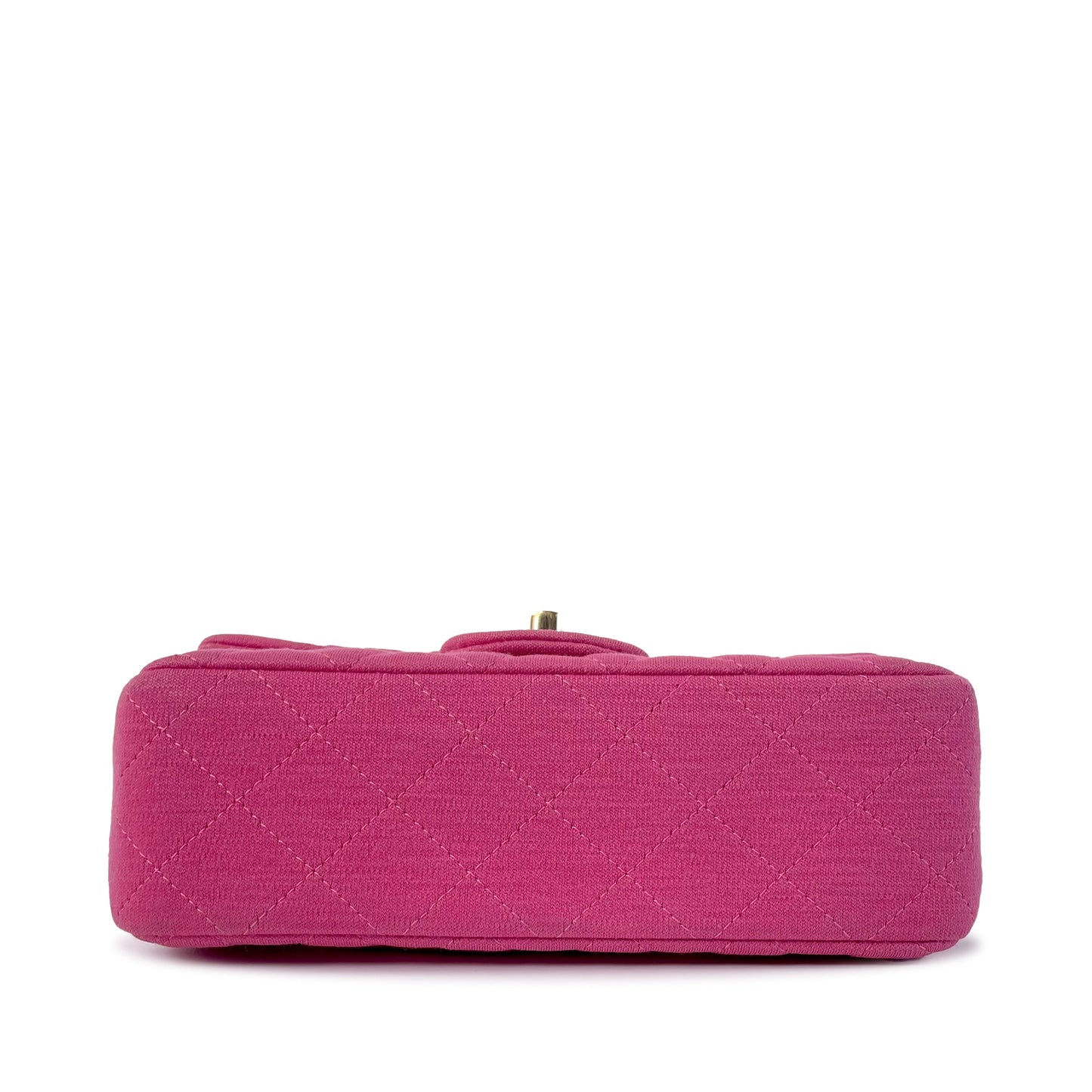CHANEL Mini Classic Jersey Single Flap Crossbody Bag