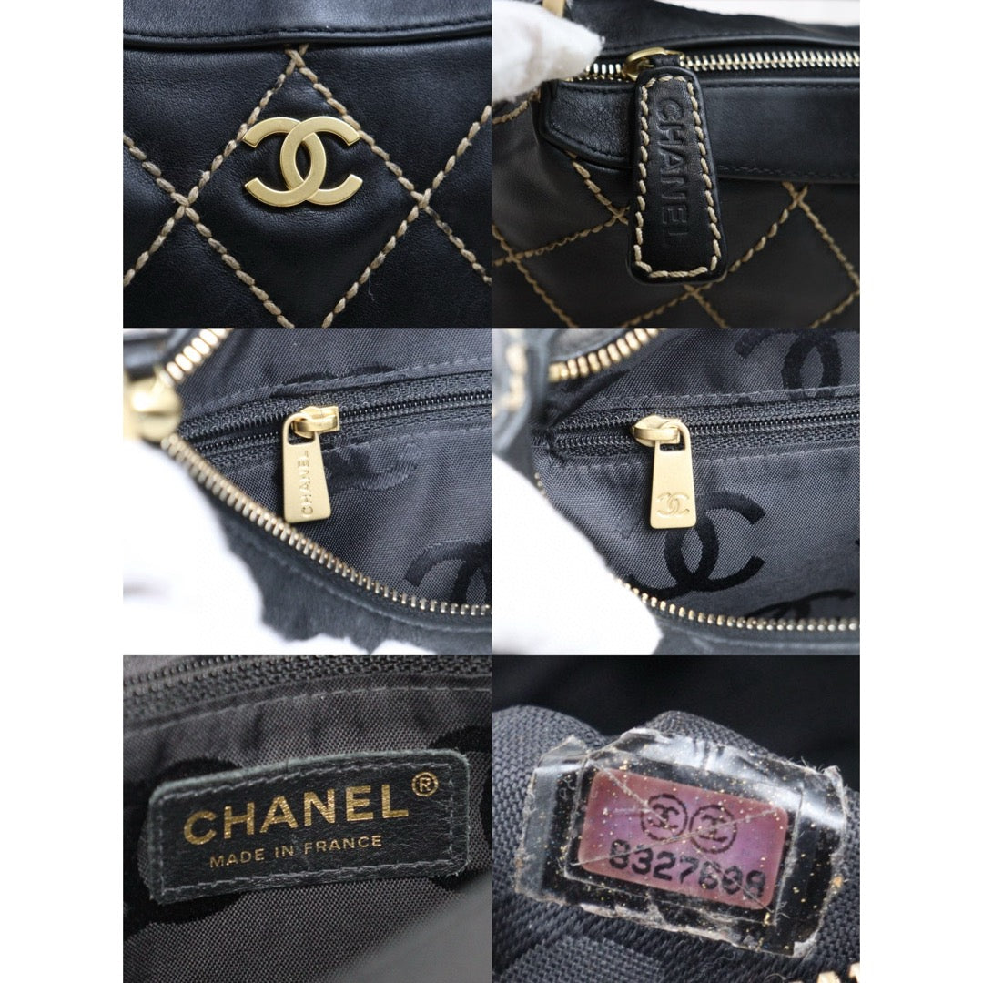 Good ( Rank AB)｜CHANEL Hobo Calf Leather Shoulder Bag  Made In 2003～2004Year｜25013106