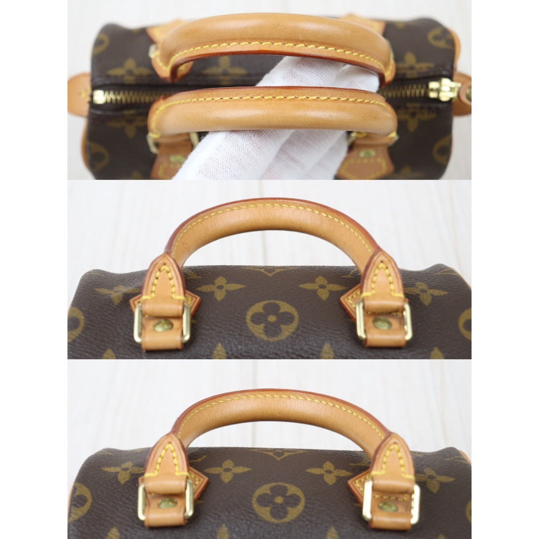 Rank A ｜ LV Monogram Mini Speedy Handbag Wirh Shoulderstrap｜24061321