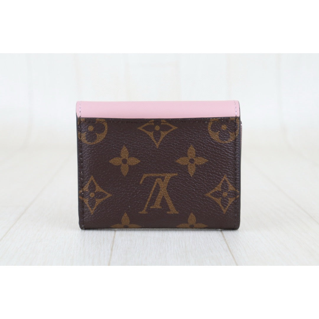 Very Good ( Rank A)｜  LV  Monogram Zoe Wallet Pink  IC Chips Model｜Counter Price ￥79,200JPY｜H25022604