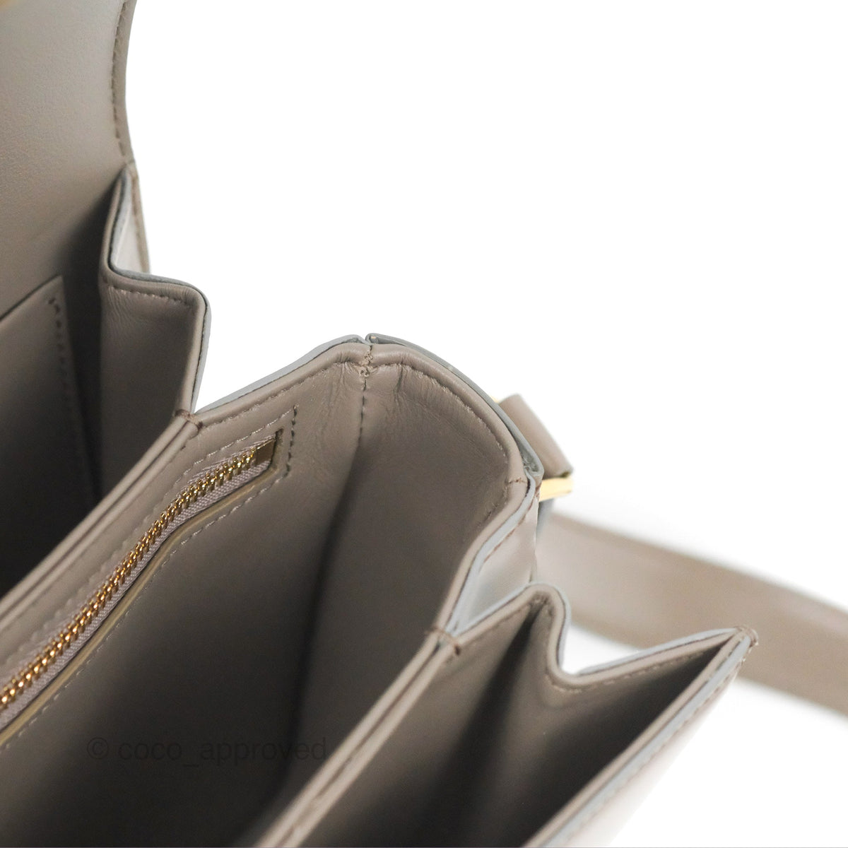Celine Medium Triomphe Bag Pebble Shiny Calfskin