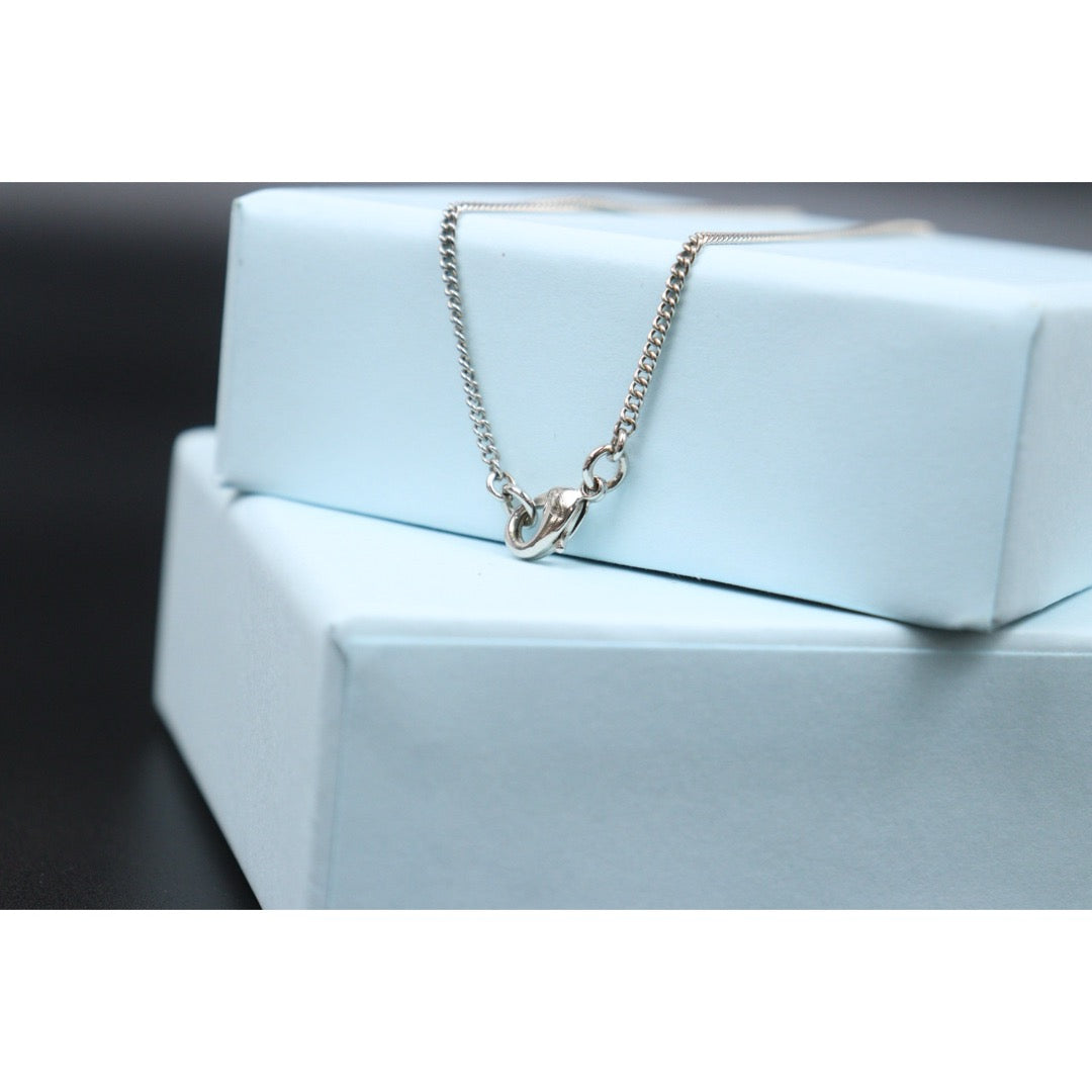 Very Good ( Rank A) ｜CHANEL COCO Mark Rhinestone Necklace Silver｜V25061909