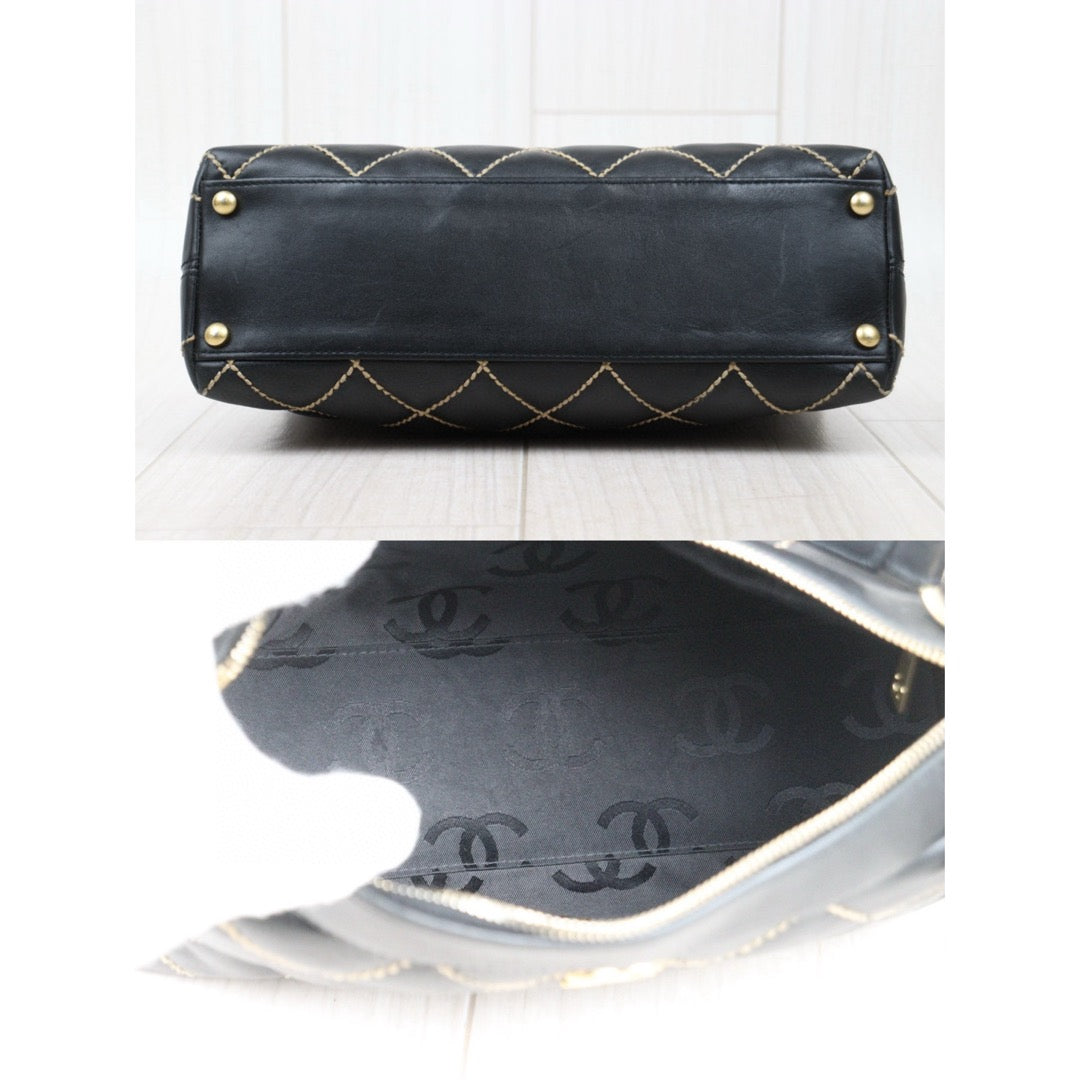Good ( Rank AB)｜CHANEL Hobo Calf Leather Shoulder Bag  Made In 2003～2004Year｜25013106