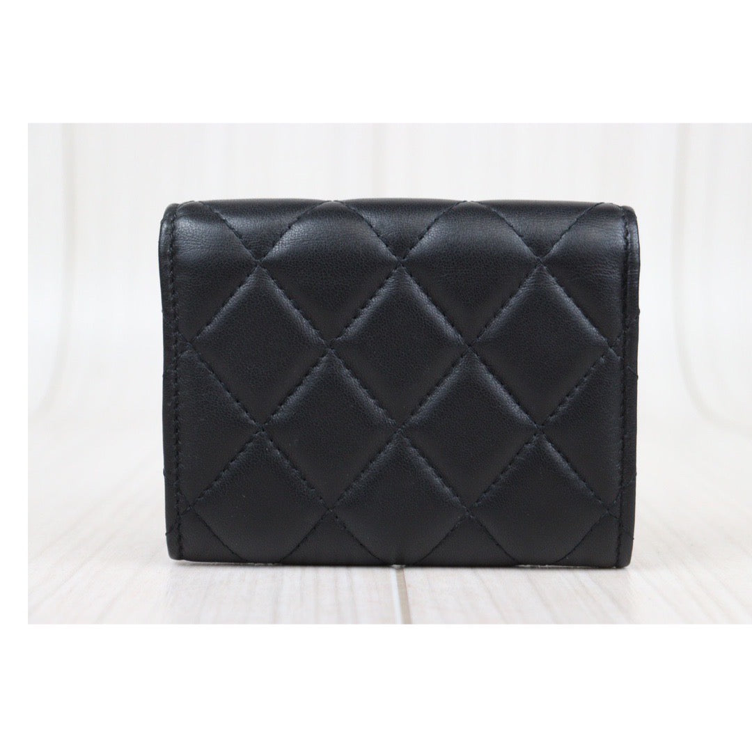 Rank A ｜CHANEL Coco Mark Card Holder Made In 2019～2020Year ｜S23120204