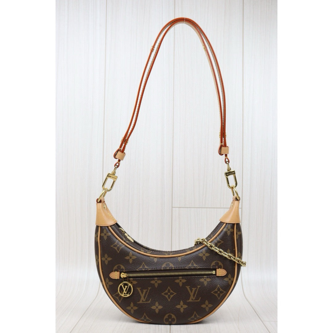 Very Good ( Rank A) ｜LV Monogram loopping Pochette Croissant Shoulder Bag IC Chips Model ｜S25033013