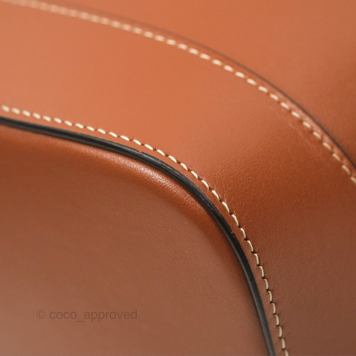 Celine Small Bucket Cuir Triomphe in Calfskin Tan