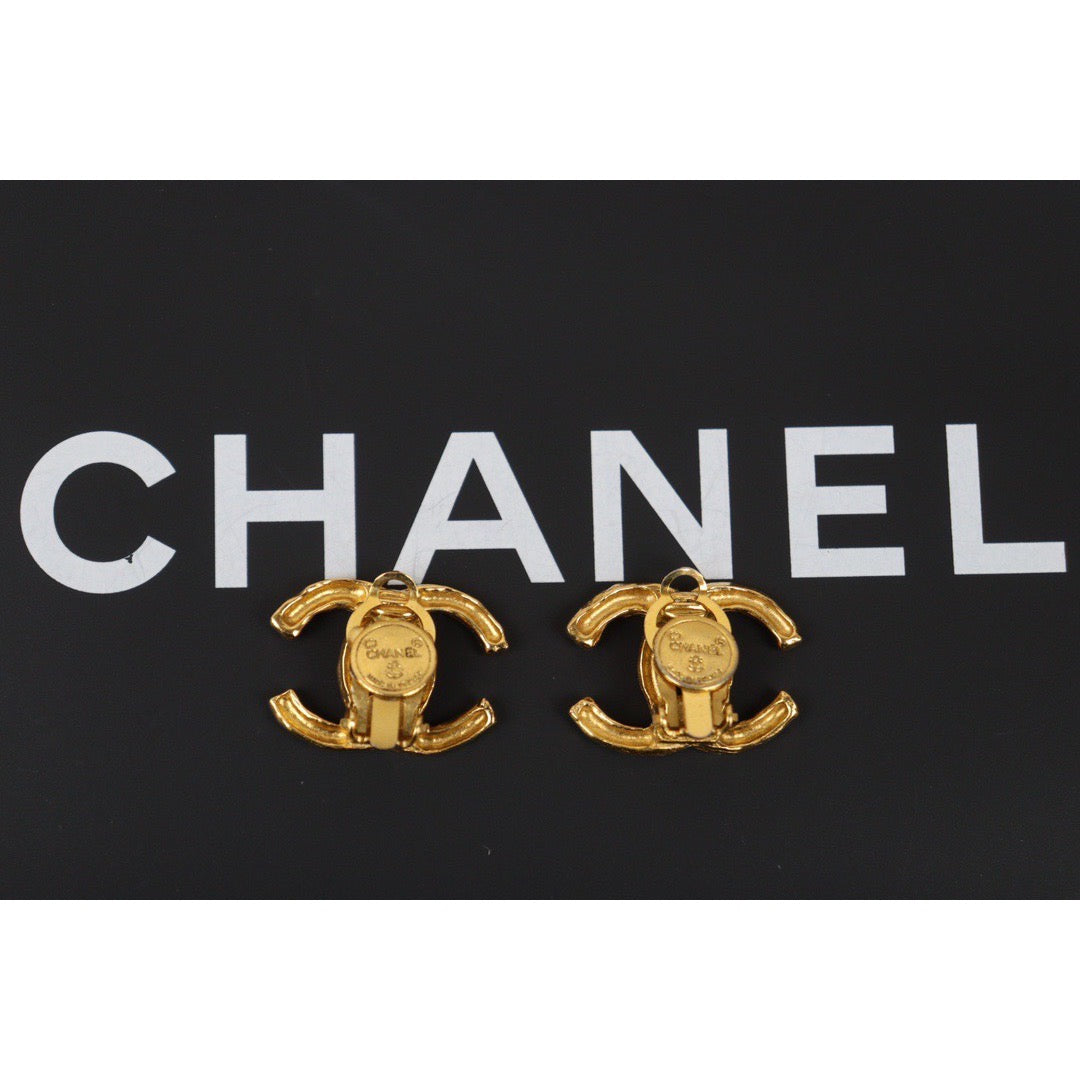 Very Good ( Rank A) ｜CHANEL COCO Earrings 18k Gold Plated ｜24061104
