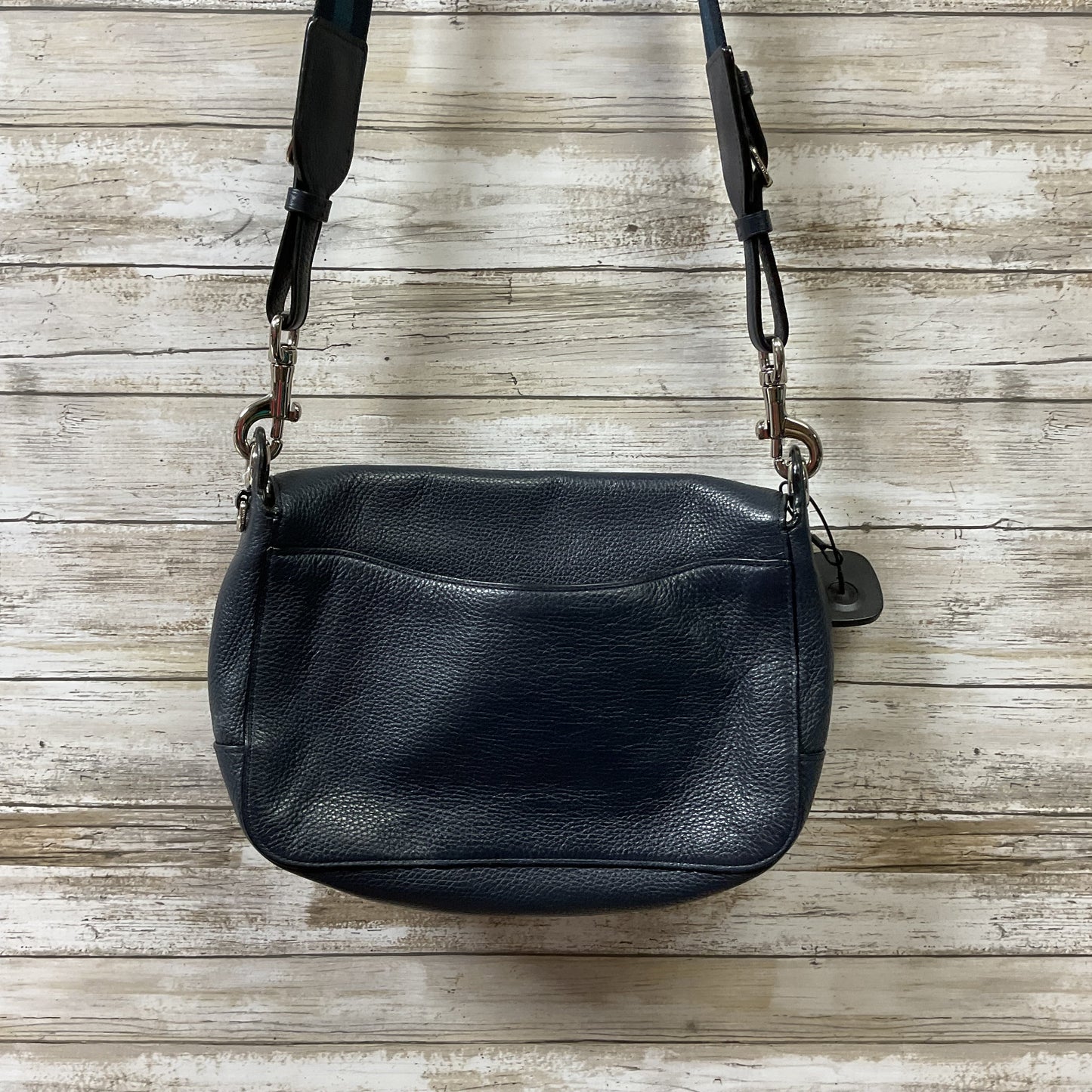 Crossbody Designer By Coach In Navy, Size:Medium