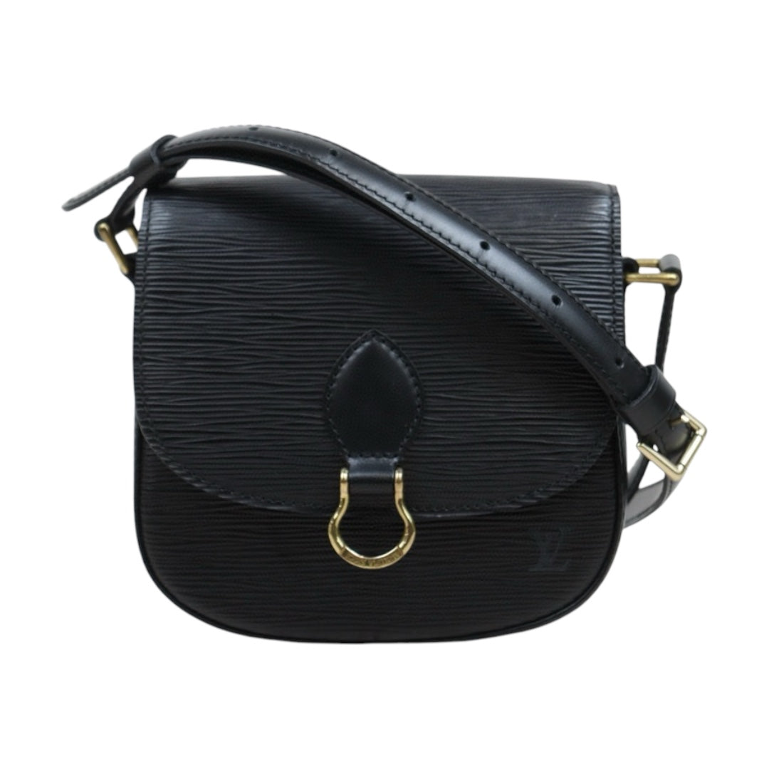 Good ( Rank AB)｜LV Epi Saint-Cloud PM Shoulder Bag Black｜25042104